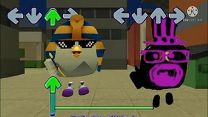 фнф чикен ган играю на телефоне