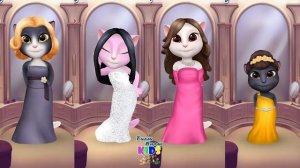 Моя говорящая Анджела ЧЕТЫРЕ КОШЕЧКИ #18 ЛУЧШИЙ РЕСТОРАН и игра Tom Jamp up АНДЖЕЛА,СОНЯ,МИЛА,АНЯ