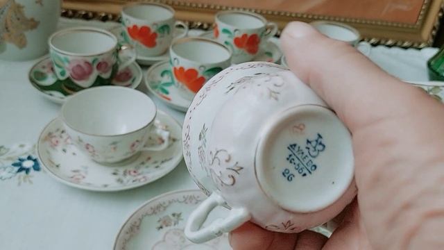 Фарфор.СССР. Чайные пары. ЛФЗ.Дулево.Вербилки.❤️?❤️?❤️?
