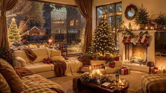 Timeless Christmas Songs 2024 Christmas Living Room for Relax Instrumental Music Piano Christmas 