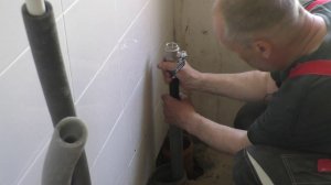 Ввод воды  ПНД  труба, как  поставить резьбовой фитинг