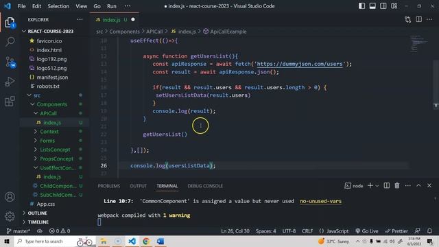 #13. HTTP Requests - React JS Tutorial for Beginners 2023 смотреть онлайн