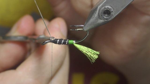 Fly tying a Green Butt salmon fly for Trout and Salmon