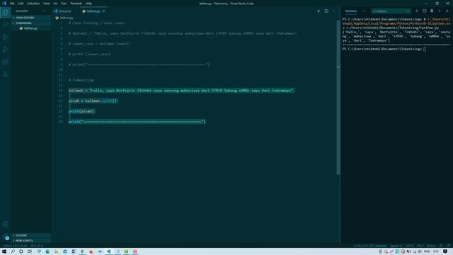 Belajar Text Mining dengan Python menggunakan VSCode смотреть онлайн