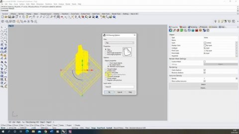 Axonometric Drawings in Rhino