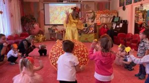 Музыкальная игра "Волшебный зонт". Группа №12 "Цветики-семицветики"