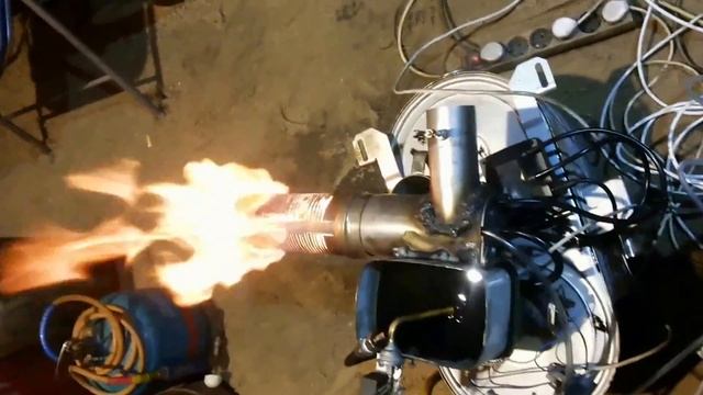 горелка на отработке с форсункой делаван