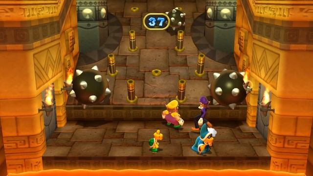 Mario Party 9 - All Funny Minigames - Koopa VS Waluigi VS Wario VS Magikoopa (Master Difficulty) смотреть онлайн