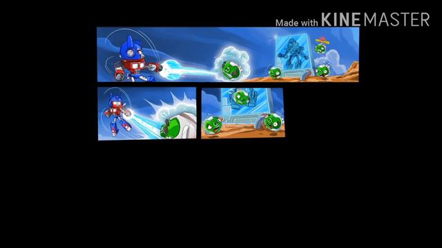 Angry Birds Transformers Destroying Piggy Island | Prayag Game Zone | Hindi смотреть онлайн