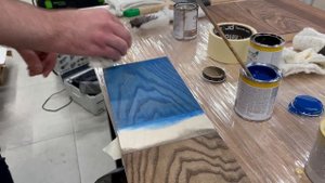Цветное масло Osmo Dekorwachs Intensive Töne 3125 Синий