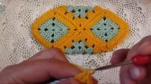 ?Красивые,удобные тапочки крючком из ,,Афганских квадратов".Мастер-класс.?