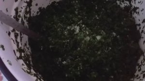 Паста из лука батуна на зиму.