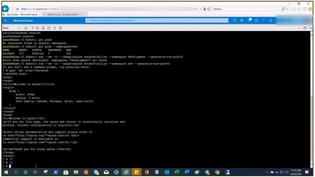 Azure AKS : Network Policies Demo смотреть онлайн