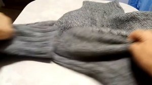 Мужской свитер спицами с узором "Косы"