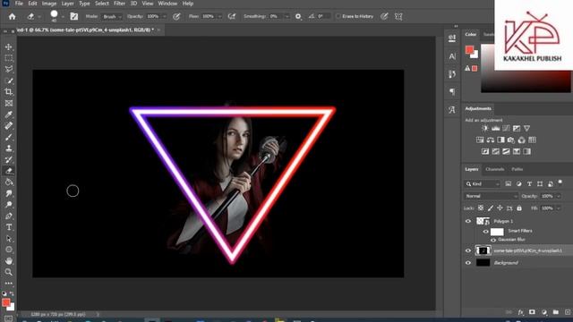 Neon Glow Effect Photoshop Tutorial