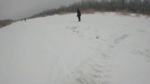 Поездка на рыбалку на снегоходе  Ски-до туринг 380 с двигателем лифан 20 лс.