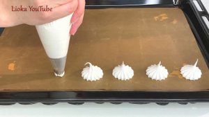 Печенье - Безе с Нутеллой рецепт // Швейцарская меренга как приготовить