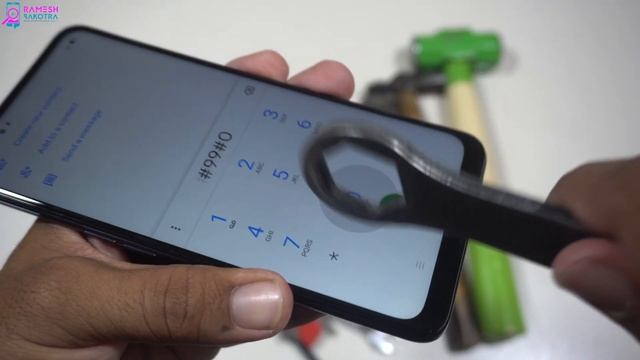 Oppo A54 Screen Scratch Test