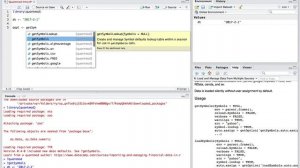 Quant Finance with R Part 1: Intro and Data