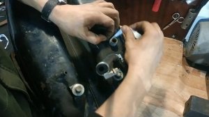установка фары и бензобака на мотоцикл Урал