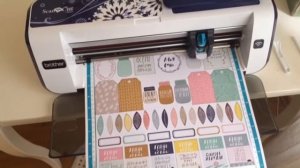 Вырезаю элементы со скраплиста с помощью плоттера Scanncut