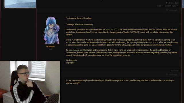 WARMANE FROSTMOURNE Progressive WotLK CLOSED!