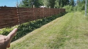 Что стало с забором через год