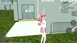 Фишки и баг в school girl simulator.