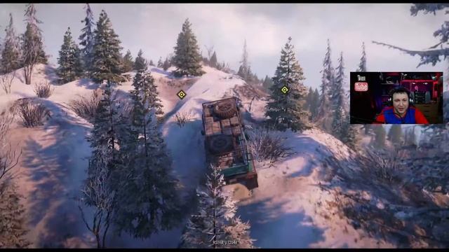 SnowRunner: Аляска (США). Северный порт. Состязание - Северные горы! смотреть онлайн