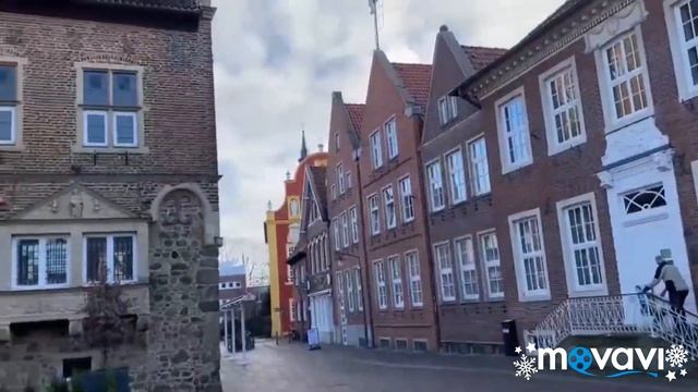 Германия. Меппен (Нижняя Саксония) Историческая Ратуша. Видео друзей.