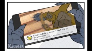 Godzilla GVK| Kong Attacks Godzilla In His Sleep! (Godzilla Comic Dub)