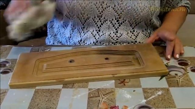 Декупаж мебели из ламинированной ДСП. Шаг 1. смотреть онлайн