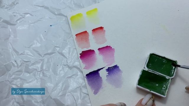 Акварель для ногтей. Сравнение художественных красок «Белые ночи» и «ROSA” смотреть онлайн