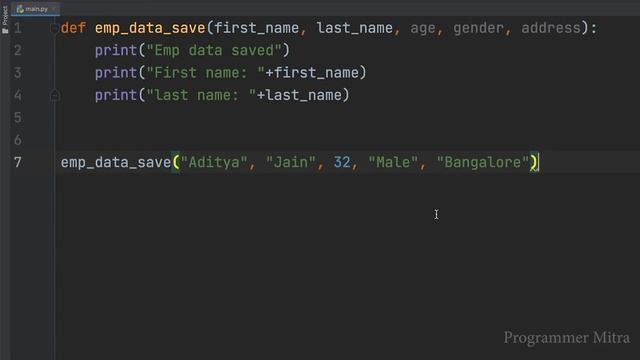 Python Tutorial - 15 |  Python Tutorial For Beginners In Hindi ?| Keyword arguments in function