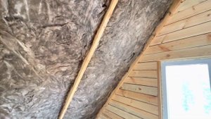 Утепление мансарды утеплитель knauf стена 100мм, лестница из бруса 150 на 150