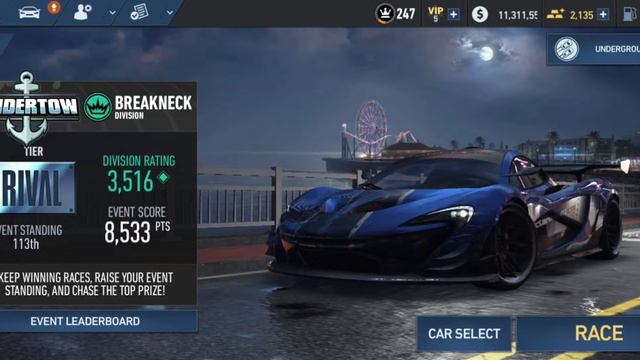 NFS No Limits | McLaren P1 GTR | Brute Force смотреть онлайн