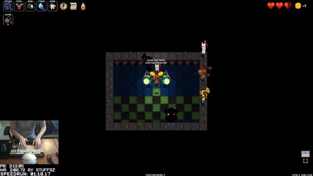 Crypt of the NecroDancer - Bard All Zones Speedrun - 2:08.54 смотреть онлайн