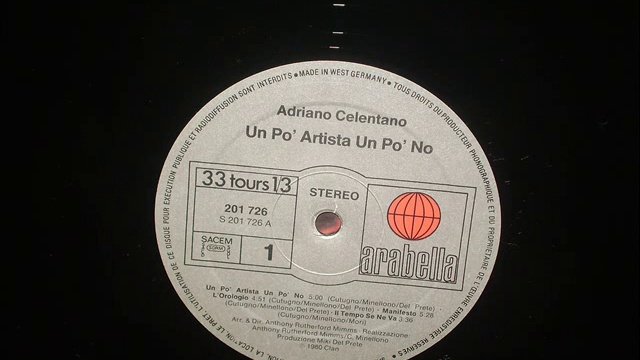 ADRIANO  CELENTANO  -  Manifesto