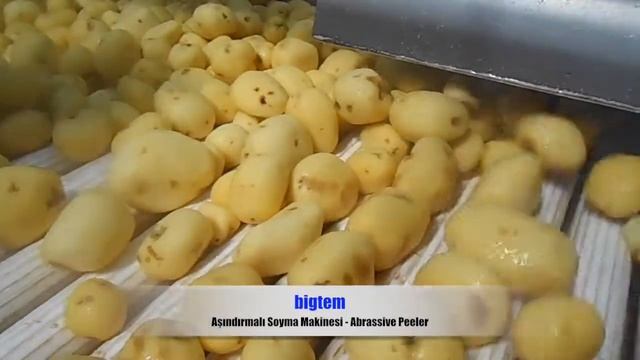 Абразивная чистка овощей роликовая