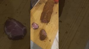 Вяленая свинина в холодильнике