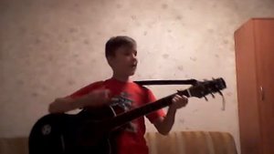 Песня "Синева" на гитаре
