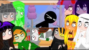 Mob Talker React To Stickmen vs Queen Slime - Terraria Animation by JzBoy