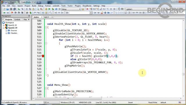 OpenGL - Урок 26 - Пишем игру симулятор грибника. Добавляем интерфейс, и едим грибочки.