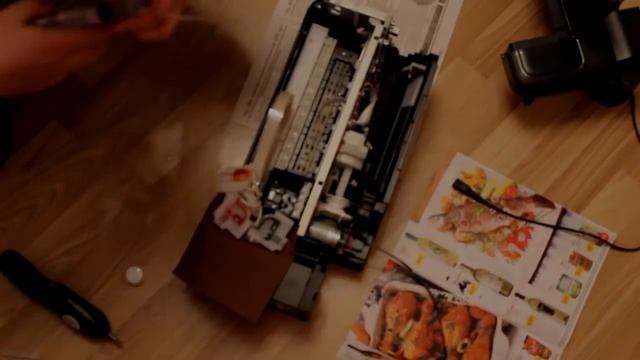 Чистка печатающей головки принтера смотреть онлайн