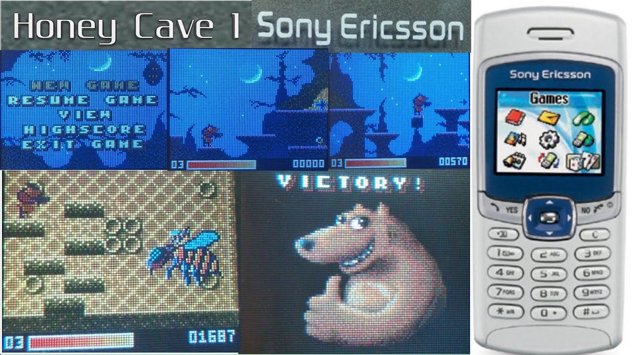 Honey Cave 1 Sony Ericsson Mophun Game FULL WALKTHROUGH! (LEGENDARY GAME IN 4K)