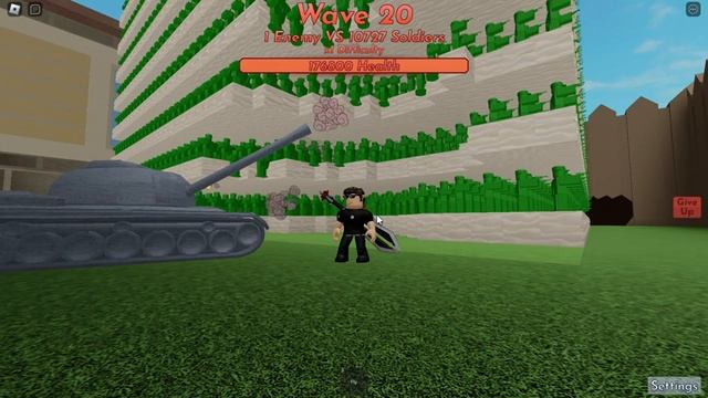 LUGER META!! 10,000 LUGERS VS WAVE 20 TOY BREAKER in Toy SoldierZ (Roblox) смотреть онлайн