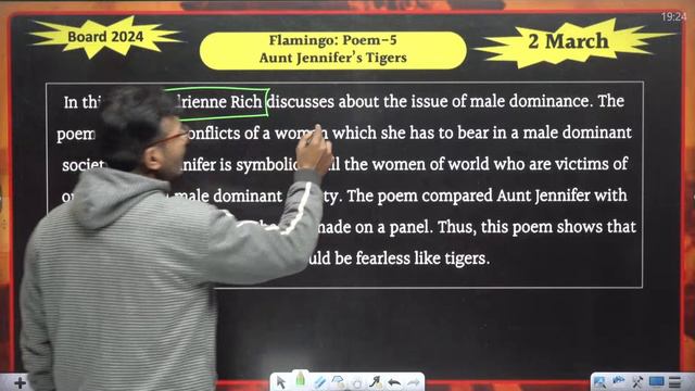 Class 12 English All Poem Important Questions | How to Solve Stanza Class 12 | 12th Board Exam 2024