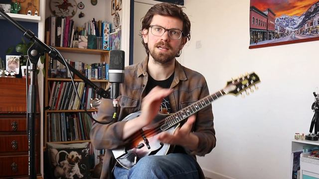 Constant 8th Notes Exercise - Improve your Right Hand technique - Mandolin lesson смотреть онлайн