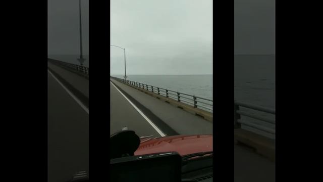 Riding on The Chesapeake Bay Bridge