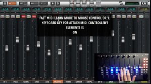 WEB UI Midi Control ч2 SoundCraft UI12 UI16 UI24r MotoFader
